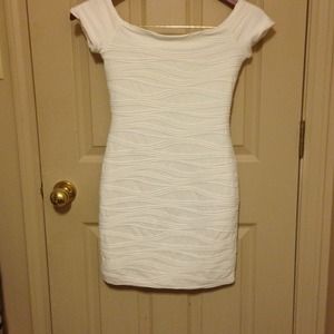 White bodycon dress size small