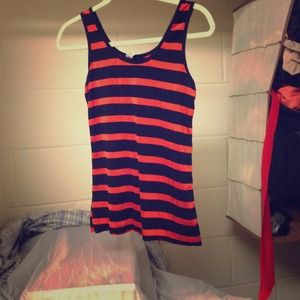 Red&Black Striped Vest
