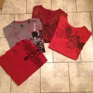 Men's v neck Bundle of shirts