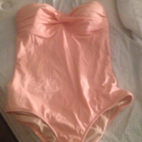 JCREW light peach one piece