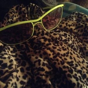 Bright yellow sun glasses