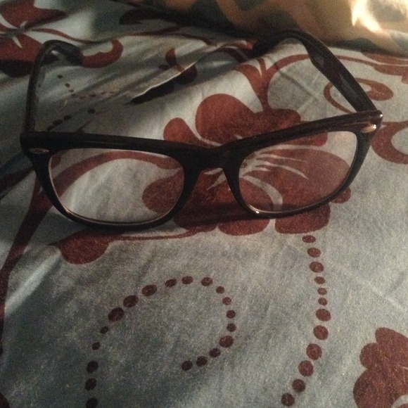 Black nerd glasses