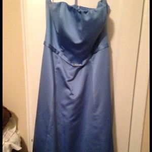 GREAT FOR PROM. Strapless. Worn once. Belted.