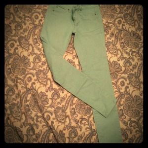 Reserved for Lauren Skinny Blue acqua pants