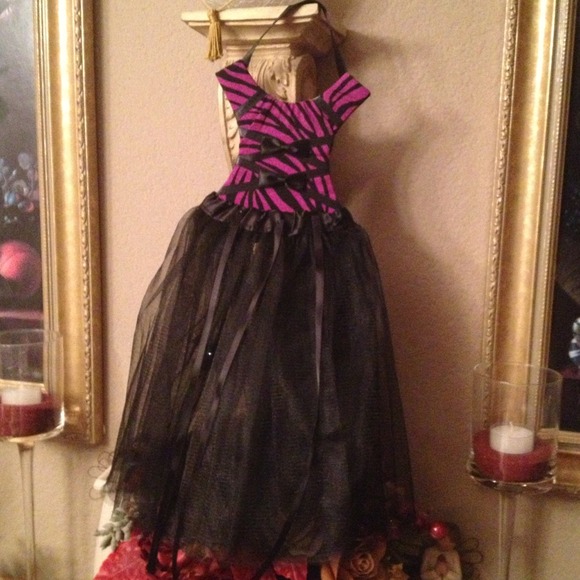 Purple Zebra TuTu Bow Holder -