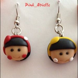Girls dangling earrings