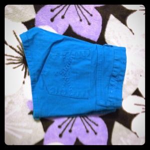 📦SOLD!!!!📦Turquoise colored shorts