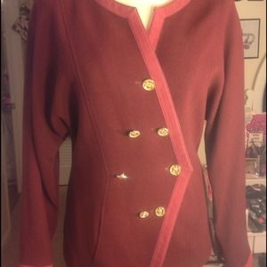 Vintage Chanel Burgandy Jacket