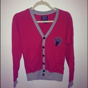 Crooks and Castles cardigan.
