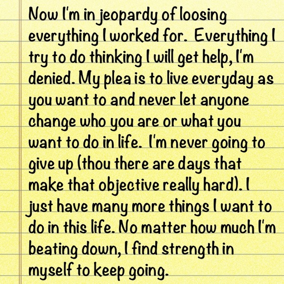 NEVER GIVE UP - Picture 3 of 4