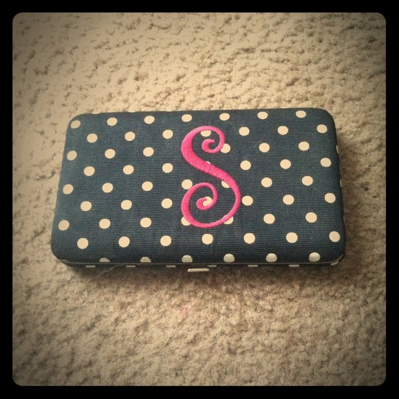 Black and white polka dot wallet from rue 21!
