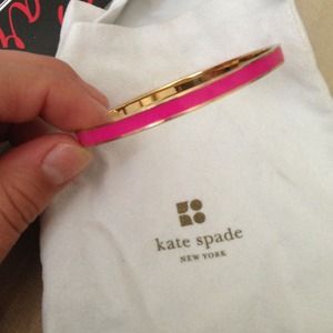 Kate spade single pink bangle