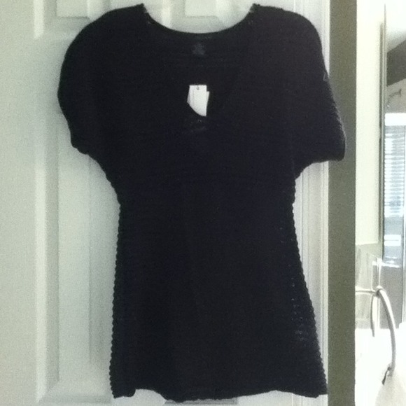 NWT Calvin Klein Jeans Black Top