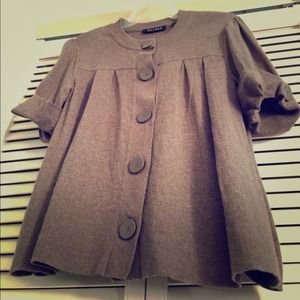 Brown, button down cardigan