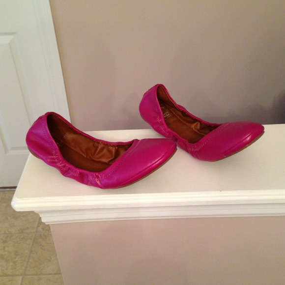 Lucky Brand ballet flats. Fuchsia color. Size 10