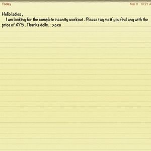 Insanity DVDs workout