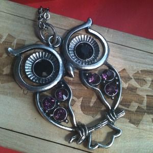 Hold,....Owl necklace