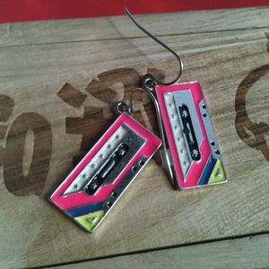 HOLD...Cassette earrings
