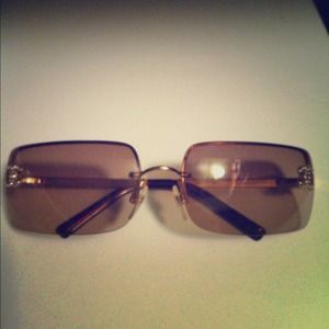 Authentic CHANEL sunglasses 4104 brown/gold
