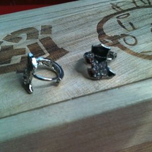 Scottie dog earrings