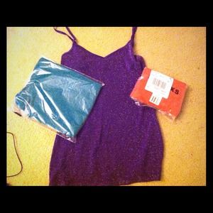 Express sparkle tank tops