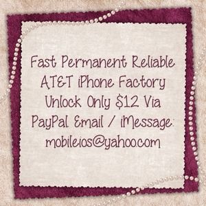 iPhone factory unlock