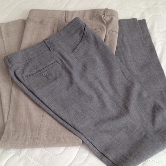 Express womens work pants. Tan and grey - Picture 1 of 3