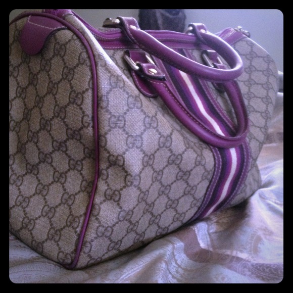 💯% AUTHENTIC Large Gucci Boston Bag