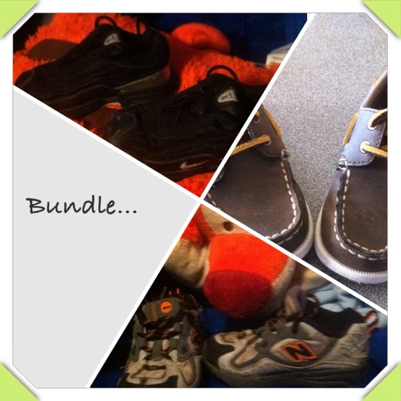 Bundle of boys shoes