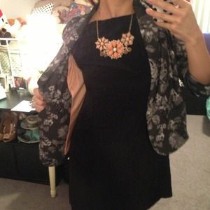 Xhilaration Jackets & Coats - Gray Floral Open Blazer Xhilaration Jackets & Coats - Gray Floral Open Blazer