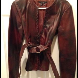 Zara Vegan leather jacket