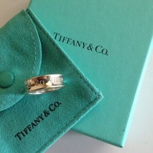 Tiffany T&CO 1837 silver ring size 5