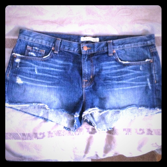 J Brand cut off jean shorts
