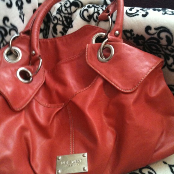 Coral nine west handbag--SOLD