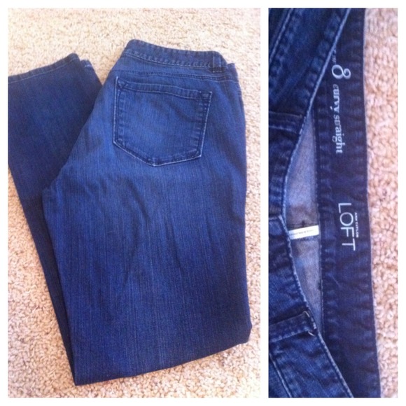 ❌BUNDLED & SOLD❌ Loft jeans - Picture 1 of 1