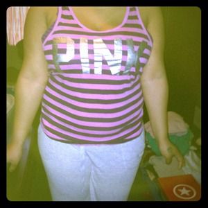 ⚡REDUCED⚡Victoria Secret PINK tank top 💁👚🎀
