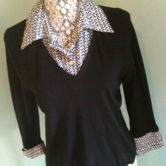 Sweaters - Sweater - layered look