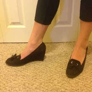 Stuart Weitzman suede wedges