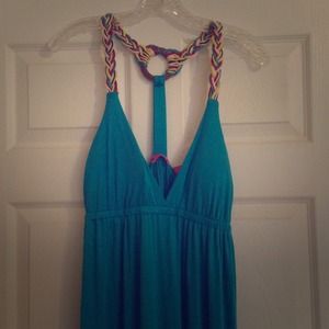 NWT Turquoise maxi dress! Perfect for summer!