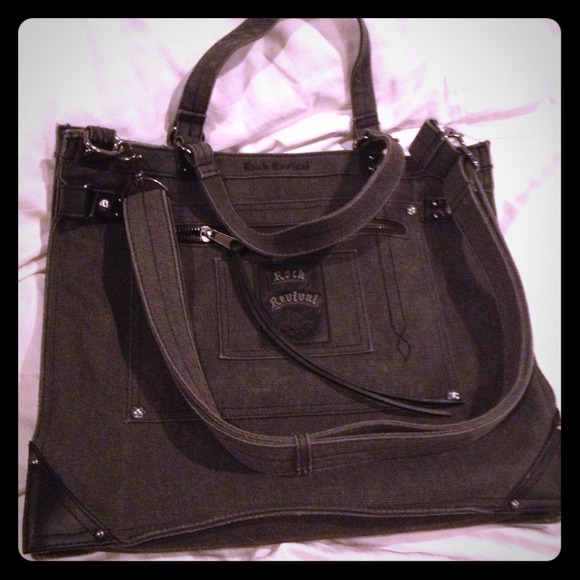Rock revival messenger bag