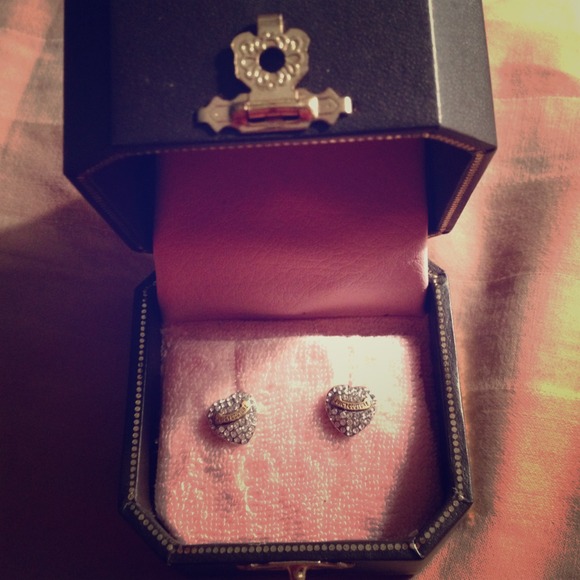❗❗SOLD❗❗ Juicy Couture Heart Studs