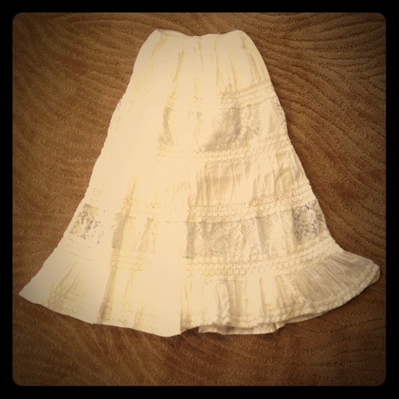 White skirt