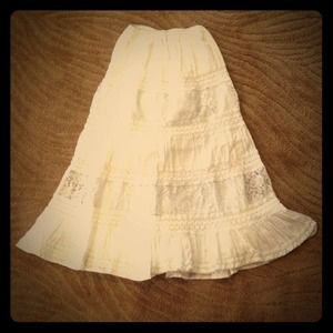 White skirt