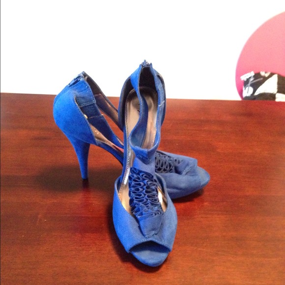 Cobalt blue sandals
