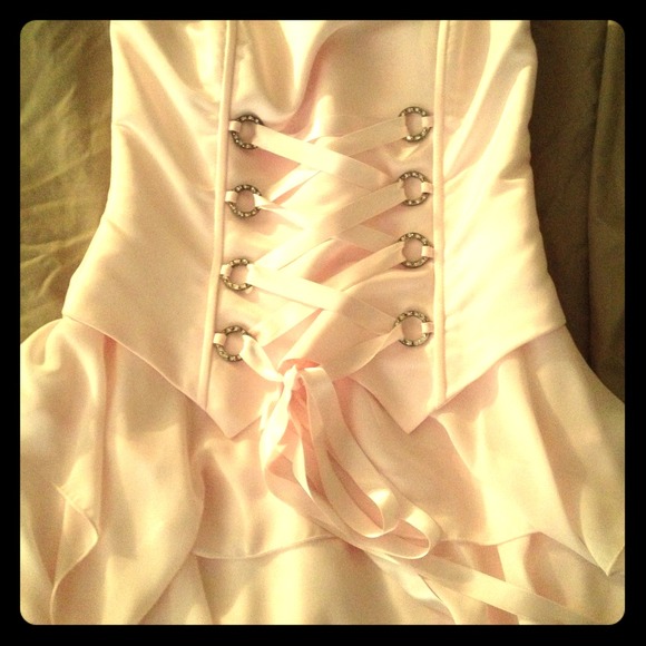 TRADING!! Pink Corset evening/prom dress.