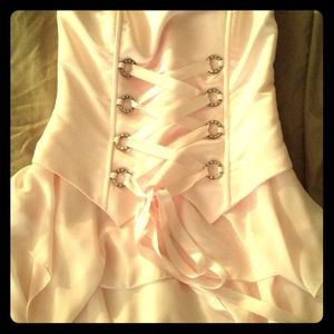 TRADING!! Pink Corset evening/prom dress.
