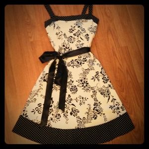 Summer dress with sash