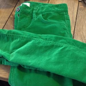 ❌SOLD❌✂Madewell Green Skinny Corduroys