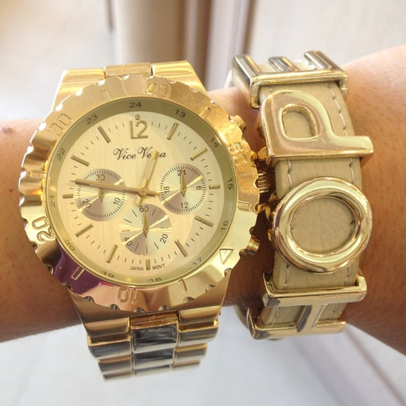 Sold  oversized watch