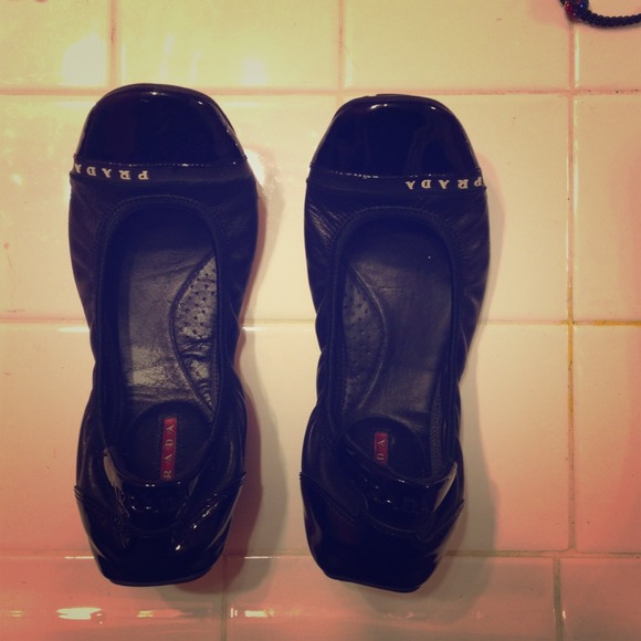 Prada ballerina flats